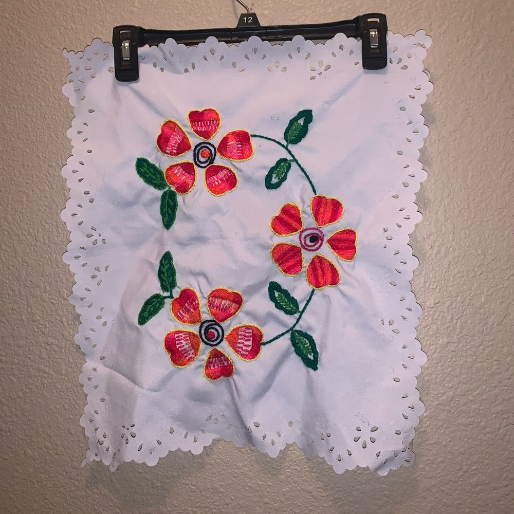Floral Hand Sewn Napkin